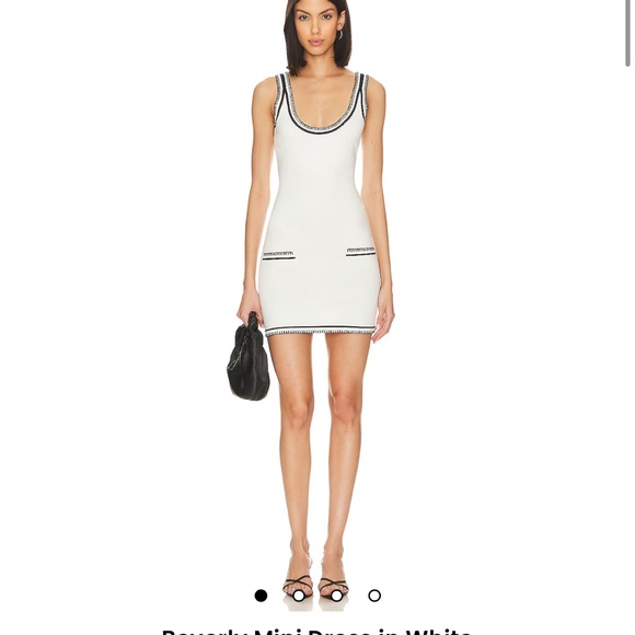 NWT | SNDYS the Label Beverly Mini Dress (White) - Picture 1 of 4
